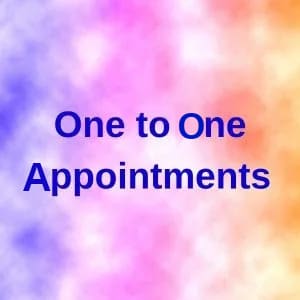 One to one appointments